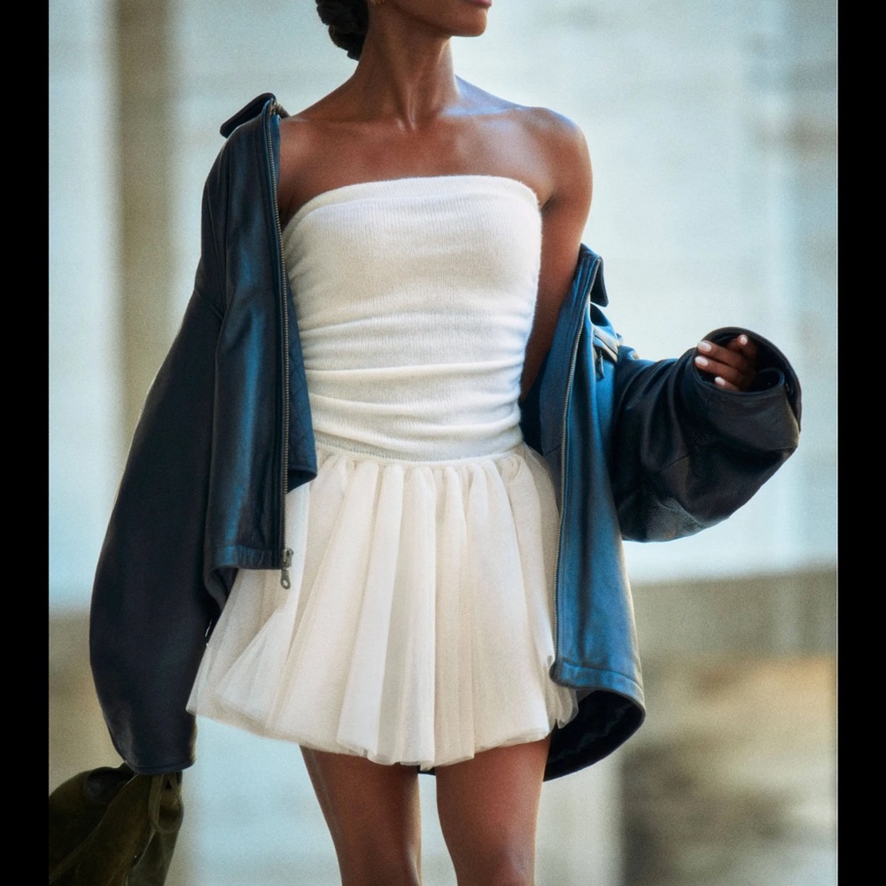 Reformation x NYC Ballet Strapless Mini Dress S